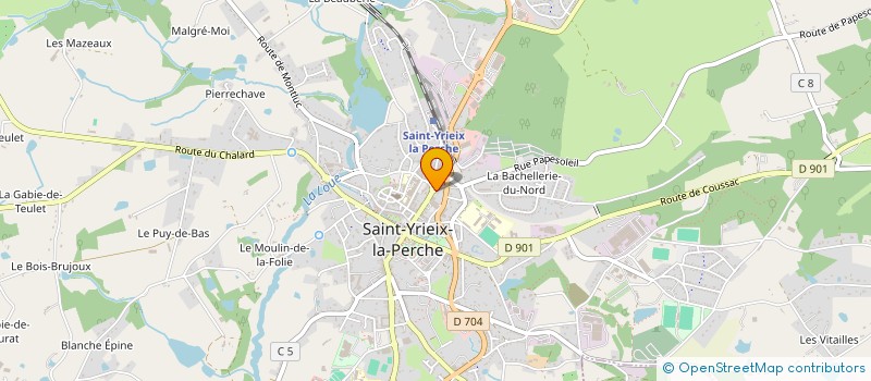 localisation de l'entreprise SAS ALABERGERE à SAINT-YRIEIX-LA-PERCHE