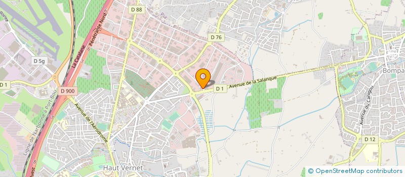 localisation de l'entreprise SAS ALAIN DARIO  PERPIGNAN