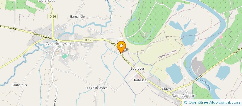 localisation de l'entreprise SAS ALAIN ET SANDRINE  CASTELMAYRAN