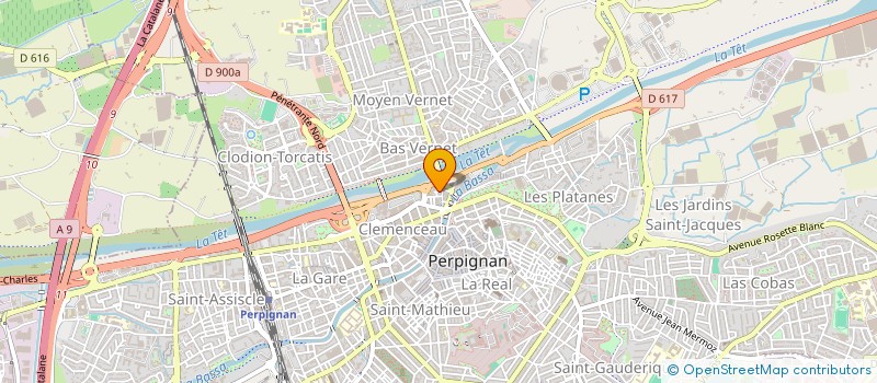 localisation de l'entreprise SAS ALAIN OLIVE à PERPIGNAN