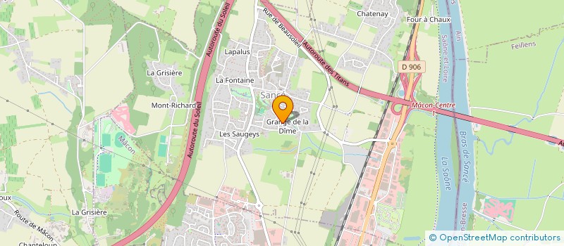 localisation de l'entreprise SAS ALAIN PIGUET à SANCE