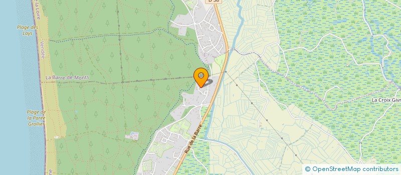 localisation de l'entreprise SAS ALAJ NOTRE DAME DE MONTS  NOTRE-DAME-DE-MONTS