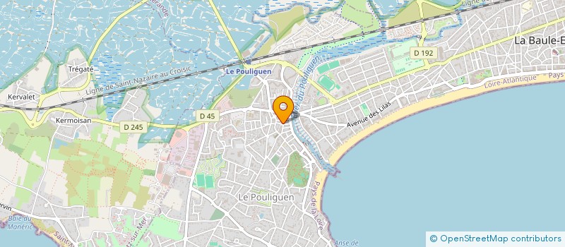 localisation de l'entreprise SAS ALAMAISON  SAINT-GILDAS-DE-RHUYS