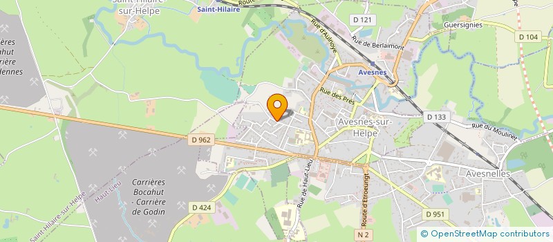 localisation de l'entreprise SAS ALBAN DUCROCQ  AVESNES-SUR-HELPE
