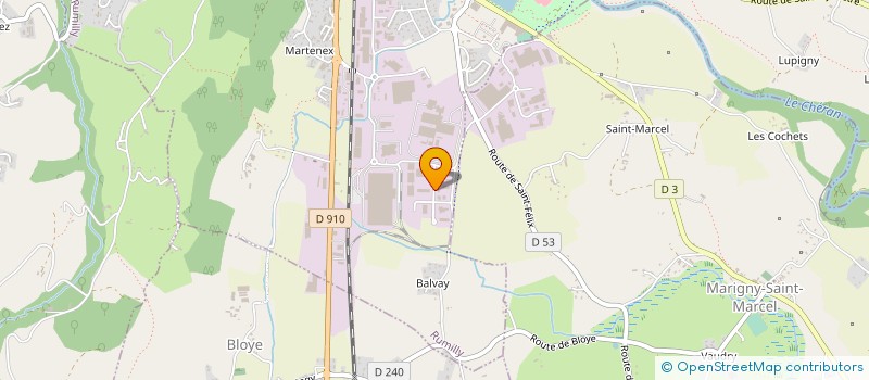 localisation de l'entreprise SAS ALBANAISE DE DESAMIANTAGE (SAD)  RUMILLY