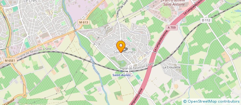 localisation de l'entreprise SAS ALBANY 2000 à SAINT-AUNES