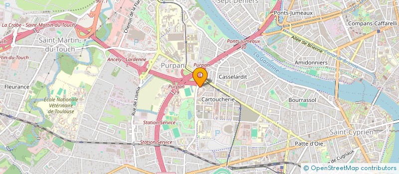 localisation de l'entreprise SAS ALBI CAMPUS  TOULOUSE