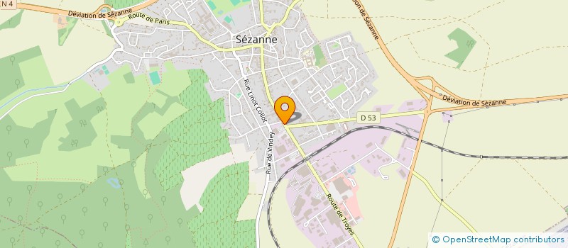 localisation de l'entreprise SAS ALBRIPIO  SEZANNE