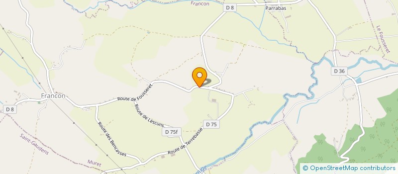 localisation de l'entreprise SAS ALBUZZI  FRANCON