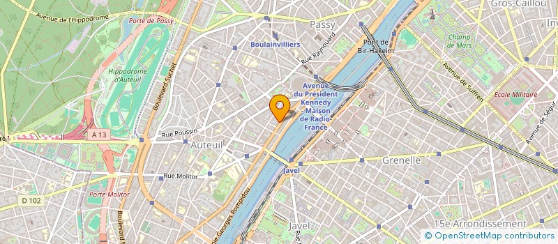 localisation de l'entreprise SAS ALEXANDRE  PARIS