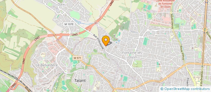 localisation de l'entreprise SAS ALEXANDRE III  FONTAINE-LES-DIJON