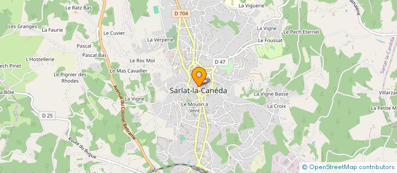 localisation de l'entreprise SAS ALHUR 3 à SARLAT-LA-CANEDA