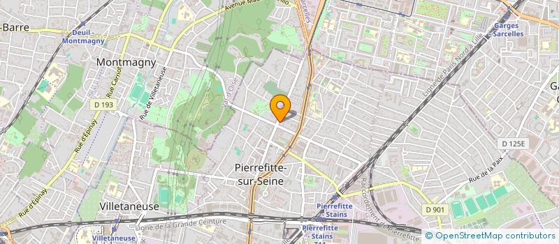 localisation de l'entreprise SAS ALICIA à PIERREFITTE-SUR-SEINE