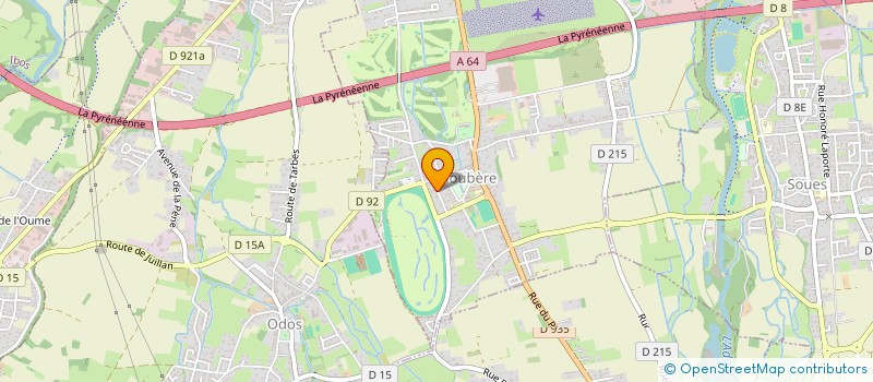 localisation de l'entreprise SAS ALIZES  TARBES