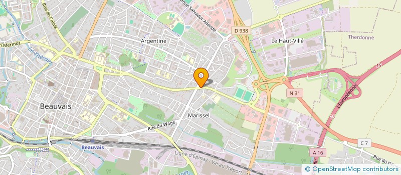 localisation de l'entreprise SAS ALJ BOULANGERIE SAINT-ANTOINE à BEAUVAIS