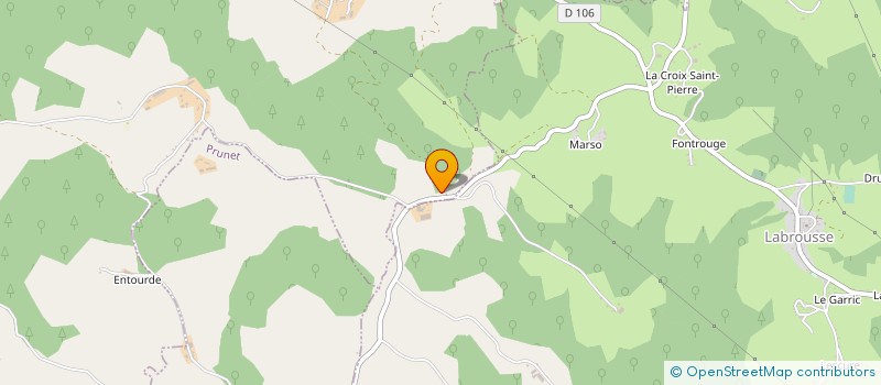 localisation de l'entreprise SAS ALL ENERGIE à LABROUSSE