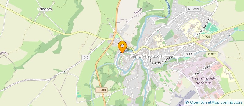 localisation de l'entreprise SAS ALLAIRE à SEMUR-EN-AUXOIS