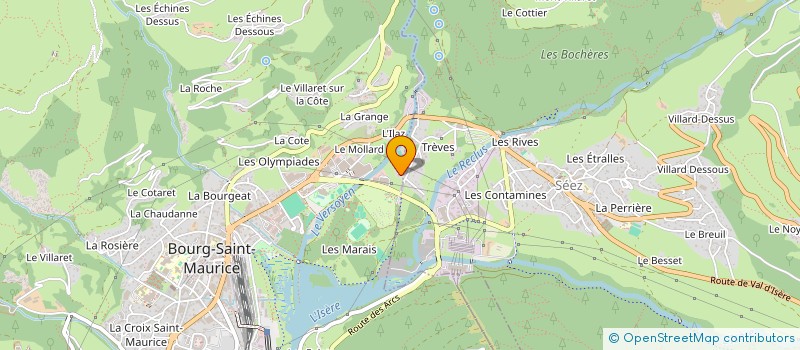 localisation de l'entreprise SAS ALLIANCE CJMG  BOURG-SAINT-MAURICE