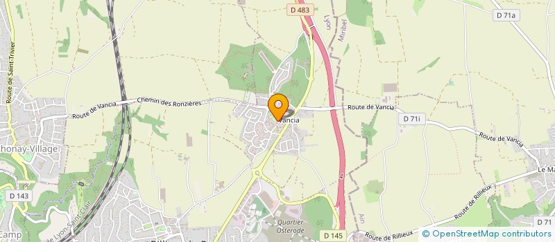 localisation de l'entreprise SAS ALLIANCE ENERGY  RILLIEUX-LA-PAPE