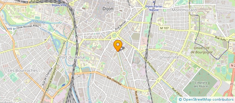 localisation de l'entreprise SAS ALLIANCE IMAGERIE 21 à DIJON