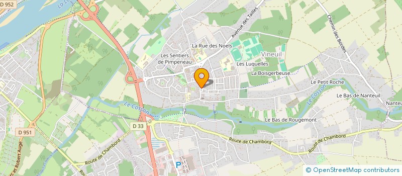 localisation de l'entreprise SAS ALLIANCE IMMOBILIER à VINEUIL