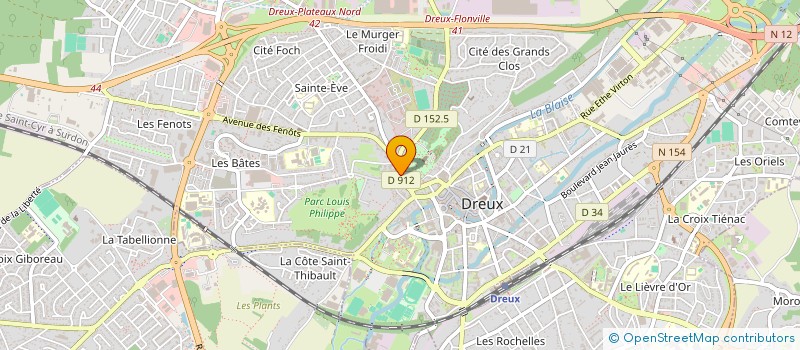 localisation de l'entreprise SAS ALLO 28 à DREUX