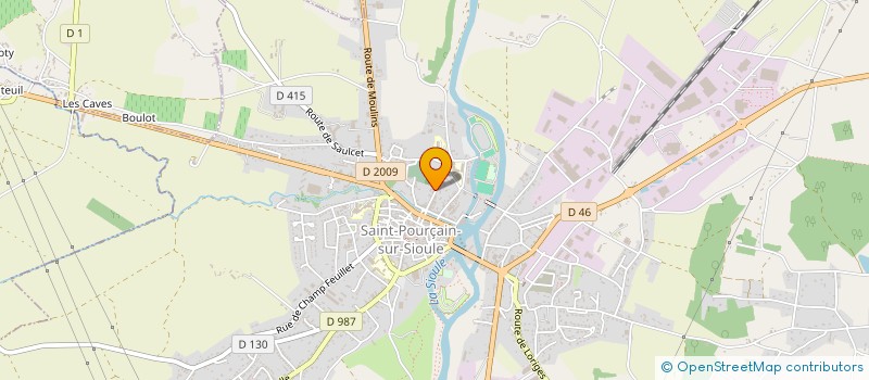 localisation de l'entreprise SAS ALLO PIZZA à SAINT-POURCAIN-SUR-SIOULE