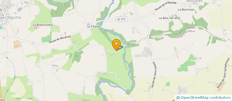 localisation de l'entreprise SAS ALMIN  LES LOGES-MARCHIS