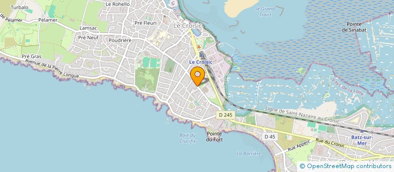 localisation de l'entreprise SAS ALOIBA  LE CROISIC