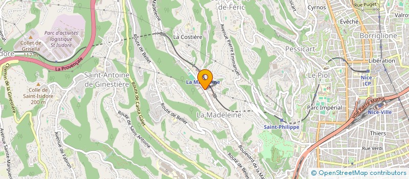 localisation de l'entreprise SAS ALPHALTE ETANCHE à NICE
