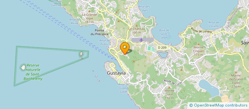 localisation de l'entreprise SAS ALPINIA à SAINT BARTHELEMY