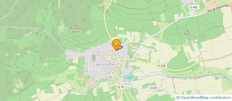 localisation de l'entreprise SAS ALSACE DIAG IMMO  WESTHOFFEN