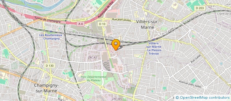 localisation de l'entreprise SAS ALTEA FINANCES  VILLIERS-SUR-MARNE