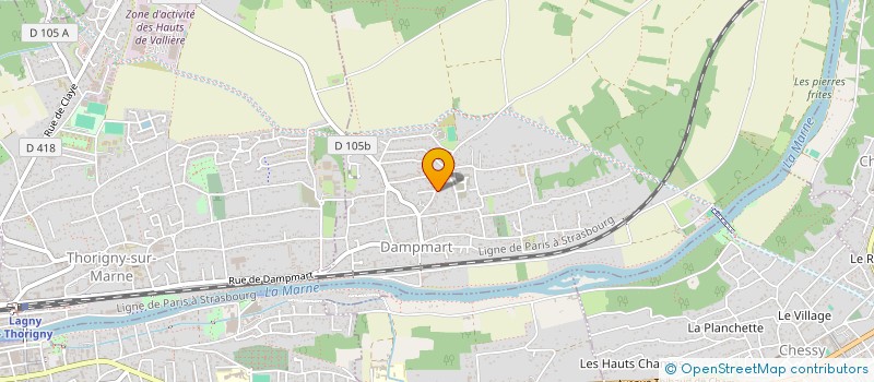 localisation de l'entreprise SAS ALTER  DAMPMART