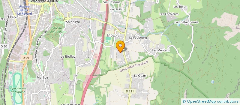 localisation de l'entreprise SAS ALTO 1800  MOUXY