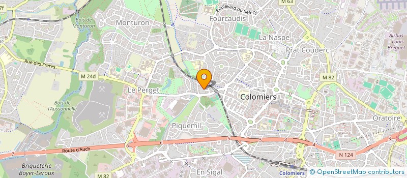 localisation de l'entreprise SAS ALULE  TOULOUSE
