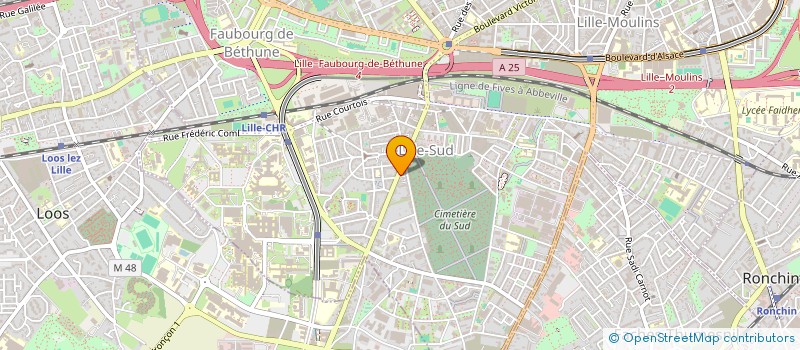 localisation de l'entreprise SAS AM PARTENAIRES à LILLE