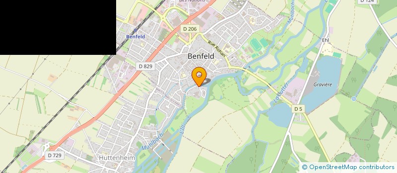 localisation de l'entreprise SAS AMA FITNESS  BENFELD