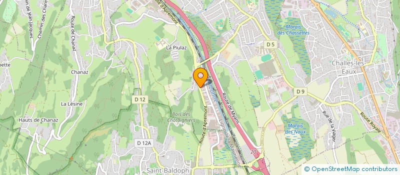 localisation de l'entreprise SAS AMADOR à LA RAVOIRE