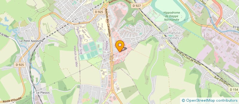 localisation de l'entreprise SAS AMANDINE JULIEN à PETIT-CAUX