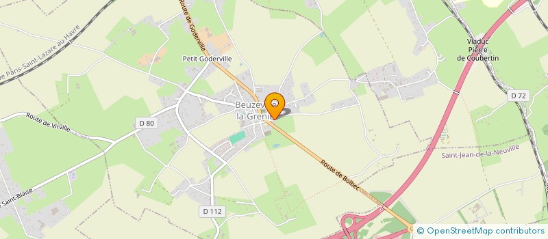 localisation de l'entreprise SAS AMBULANCE BOGACKI  BEUZEVILLE-LA-GRENIER