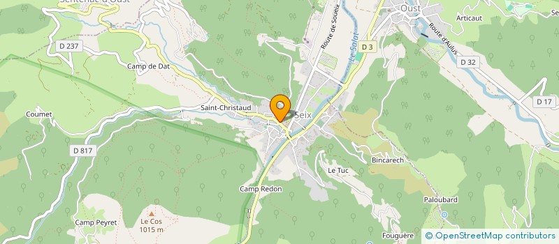 localisation de l'entreprise SAS AMBULANCES BROUE à SEIX