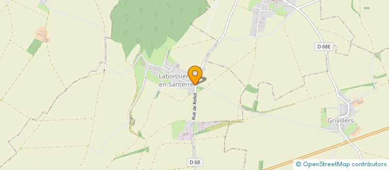 localisation de l'entreprise SAS AMBULANCES FANNY  LABOISSIERE-EN-SANTERRE