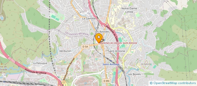 localisation de l'entreprise SAS AMC à MARSEILLE