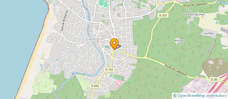 localisation de l'entreprise SAS AMD à CAPBRETON