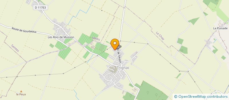 localisation de l'entreprise SAS AMEDEE  SEMUSSAC