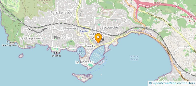 localisation de l'entreprise SAS AMEZA à BANDOL