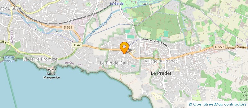 localisation de l'entreprise SAS AMFB PRODUCTION à LA VALETTE-DU-VAR