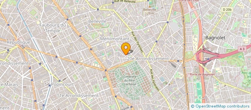 localisation de l'entreprise SAS AMINE  PARIS