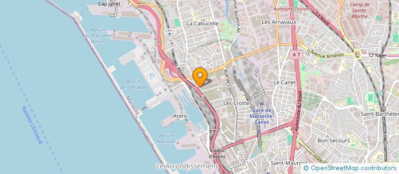 localisation de l'entreprise SAS AMIR à MARSEILLE 15